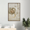 Foetus in the Womb Art Print by Da Vinci