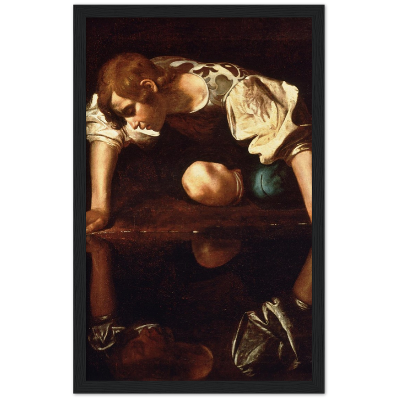 Narcissus Print by Caravaggio