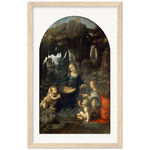 Virgin on the Rocks Art Print by Da Vinci