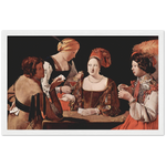 The Card Sharp with the Ace of Diamonds Art Print by Georges de la Tour