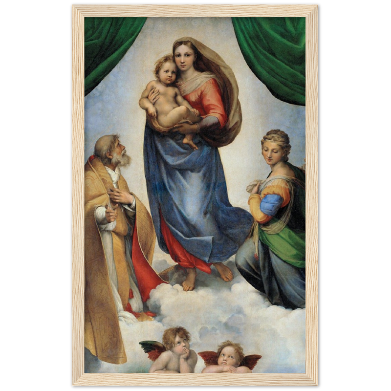 The Sistine Madonna Art Print by Raphael