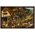 The Dutch Proverbs Print by Bruegel the Elder