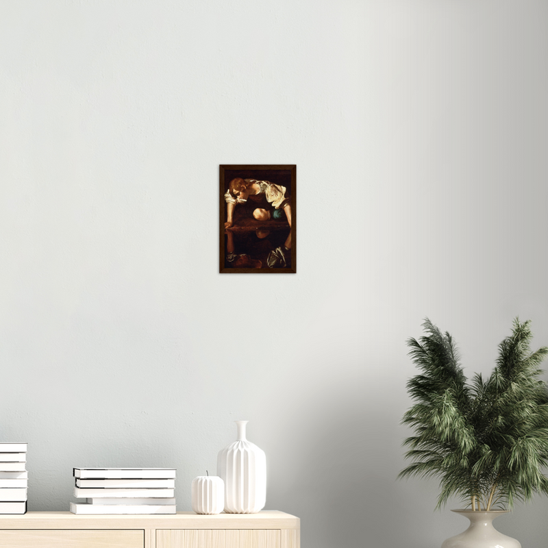 Narcissus Print by Caravaggio