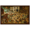 Children's Games Art Print by Bruegel the Elder