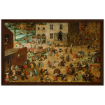 Children's Games Art Print by Bruegel the Elder