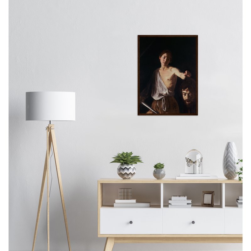 David and Goliath Art Print by Caravaggio