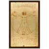 Vitruvian Man Art Print by Da Vinci