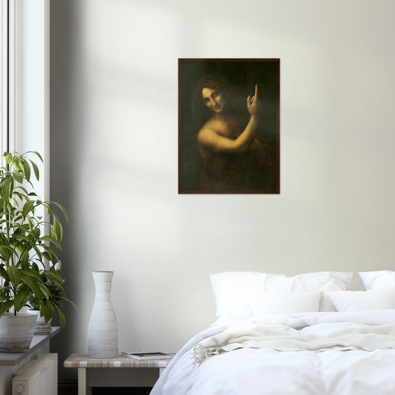 Saint John the Baptist Art Print by Da Vinci