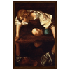 Narcissus Print by Caravaggio