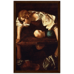 Narcissus Print by Caravaggio