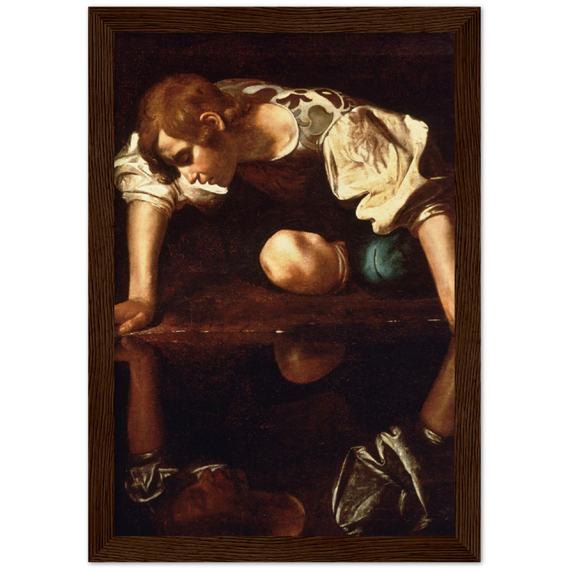 Narcissus Print by Caravaggio