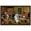 Peasant Wedding Art Print by Bruegel the Elder