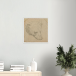 Head of a Bear Art Print by Da Vinci