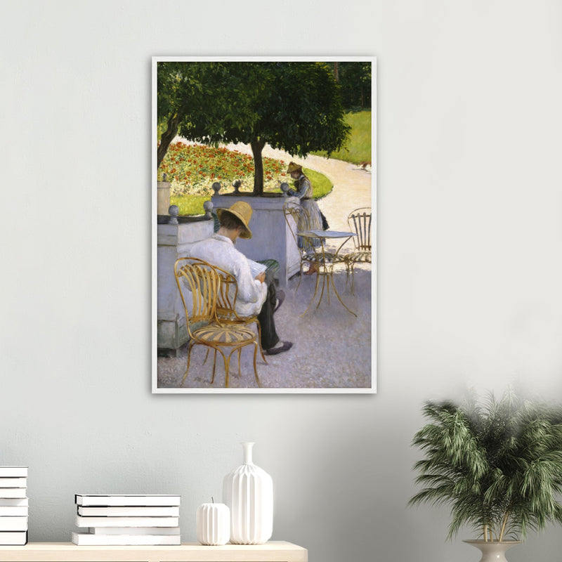 The Orange Trees Print by Caillebotte