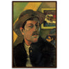 Self Portrait in a Hat Print by Gauguin