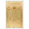 Vitruvian Man Art Print by Da Vinci