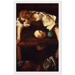 Narcissus Print by Caravaggio