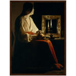 The Penitent Magdalen Art Print by Georges de la Tour