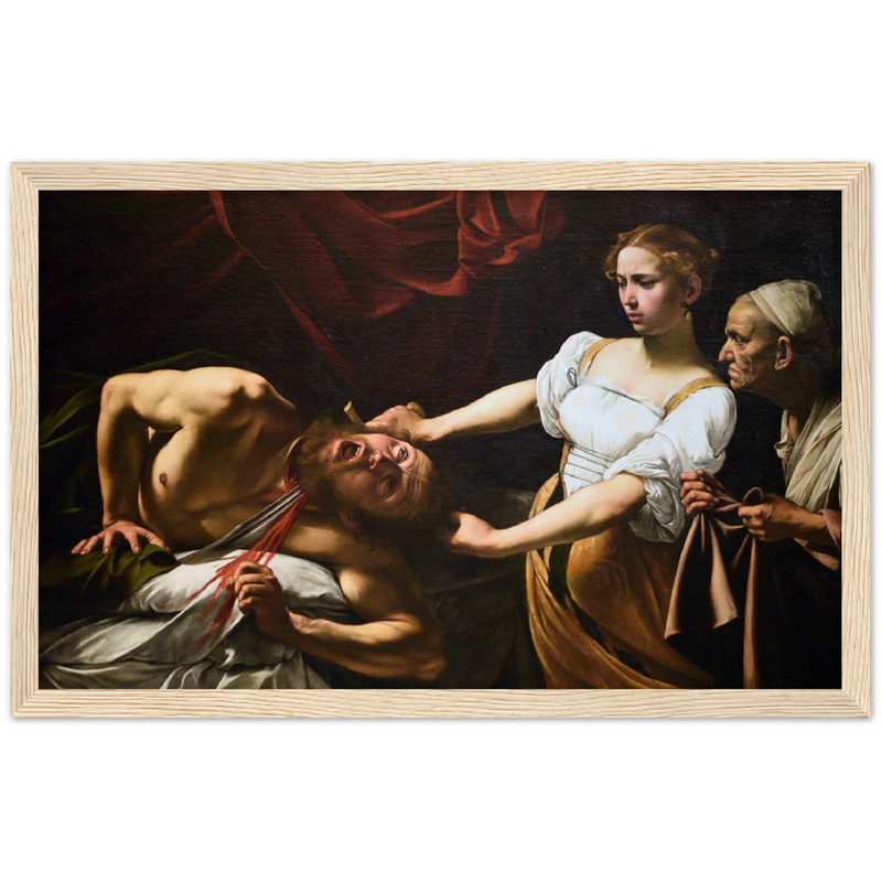 Judith Beheading Holofernes Art Print by Caravaggio