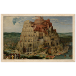 The (Great) Tower of Babel Art Print by Bruegel the Elder