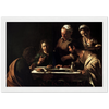 Supper at Emmaus Print by Caravaggio