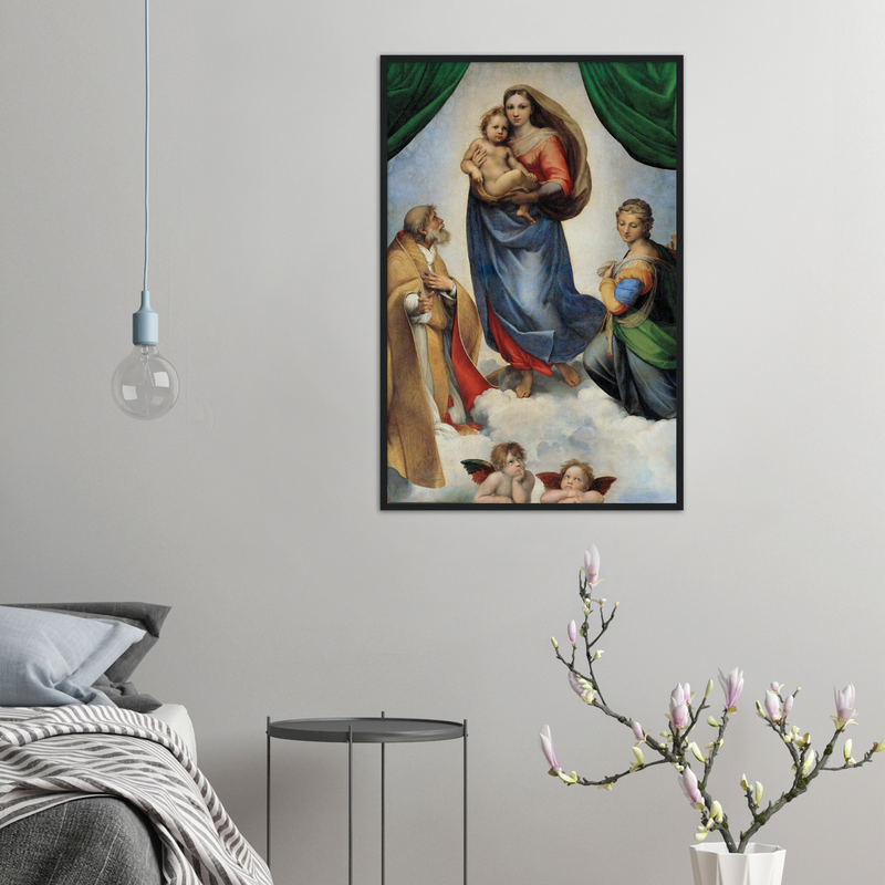 The Sistine Madonna Art Print by Raphael