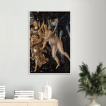 Primavera Chloris and Zephyrus Art Print by Sandro Botticelli