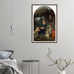 Virgin on the Rocks Art Print by Da Vinci