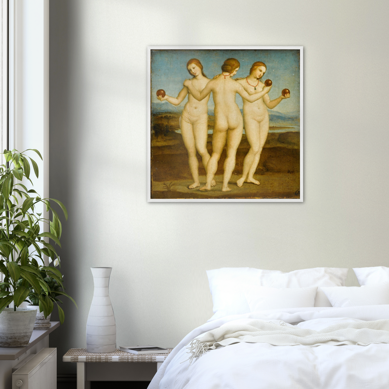 Three Graces Print by Raphael