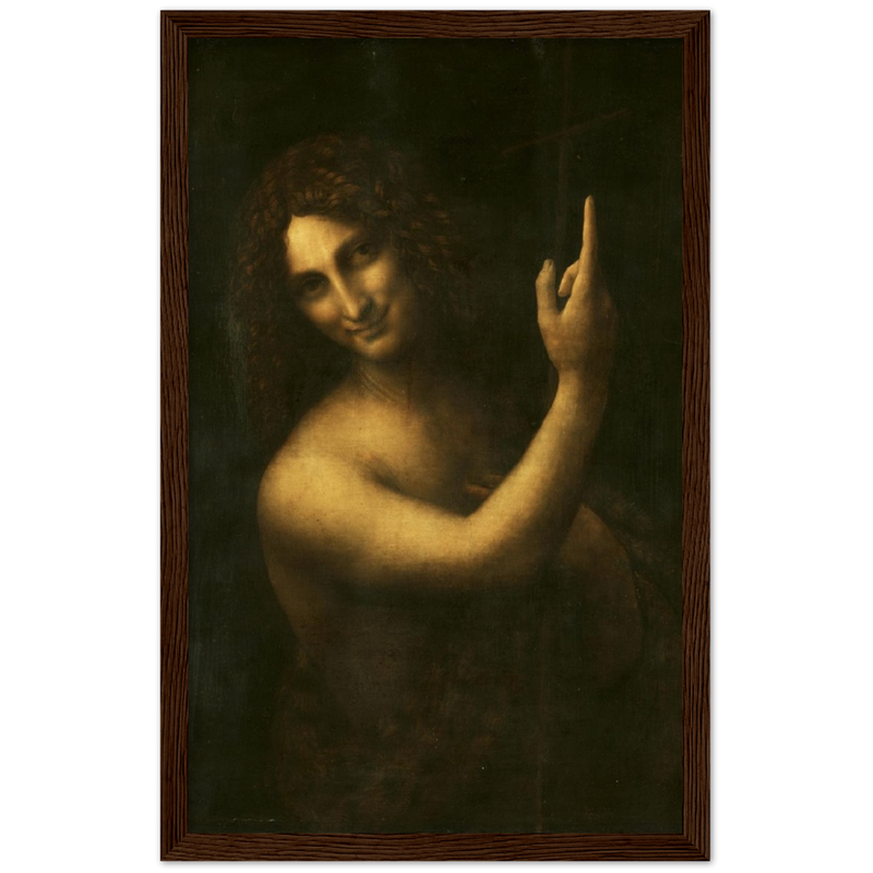 Saint John the Baptist Art Print by Da Vinci