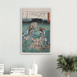 Revenge of the Soga Brothers Print by Hiroshige