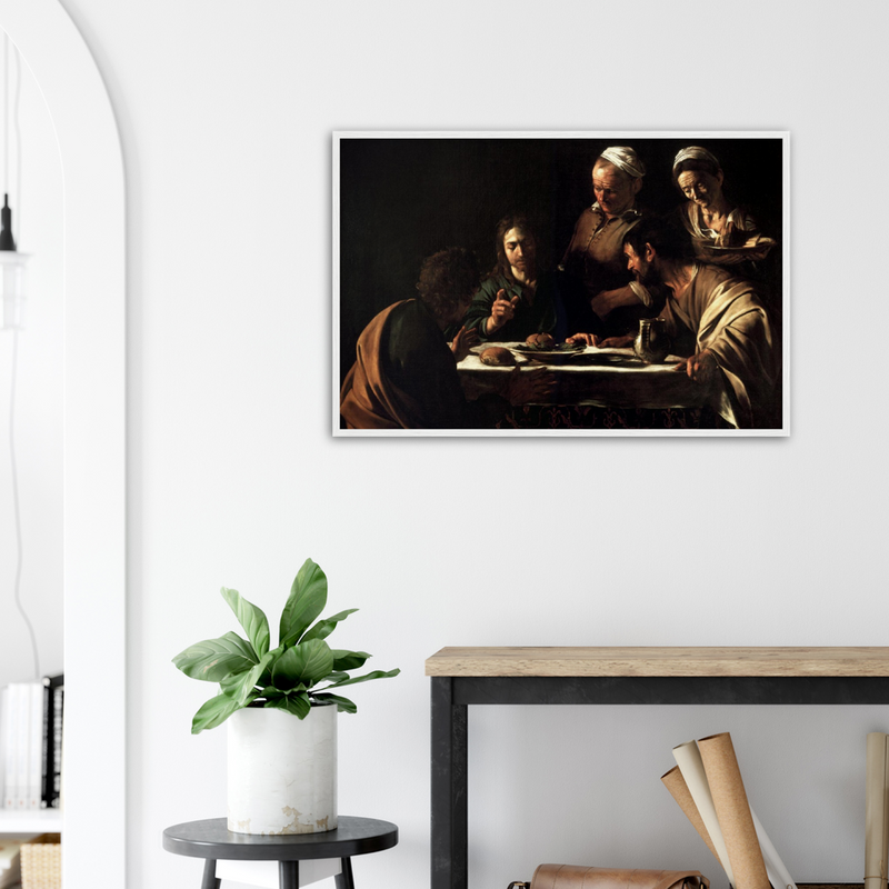 Supper at Emmaus Print by Caravaggio