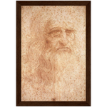 Da Vinci Self Portrait Art Print