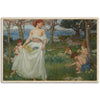 A Song of Springtime Print by Waterhouse