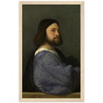 Portrait of a Man with a Quilted Sleeve Print by Titian