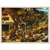 The Dutch Proverbs Print by Bruegel the Elder