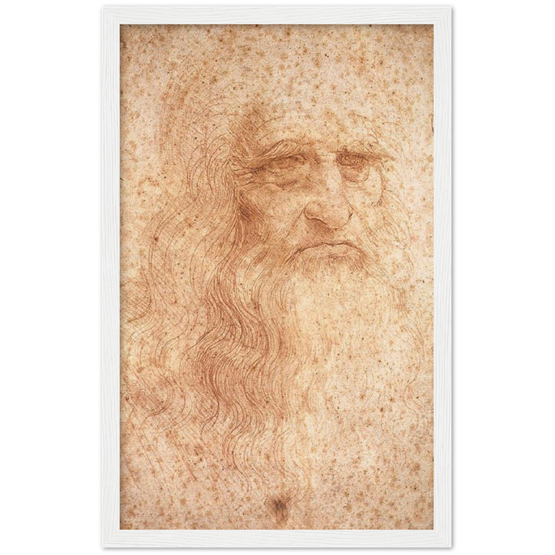 Da Vinci Self Portrait Art Print