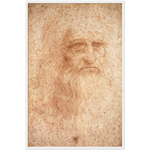 Da Vinci Self Portrait Art Print