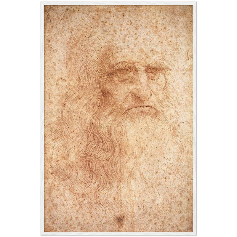 Da Vinci Self Portrait Art Print