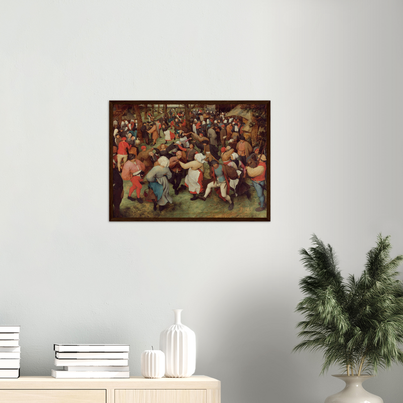 The Wedding Dance Art Print by Bruegel the Elder