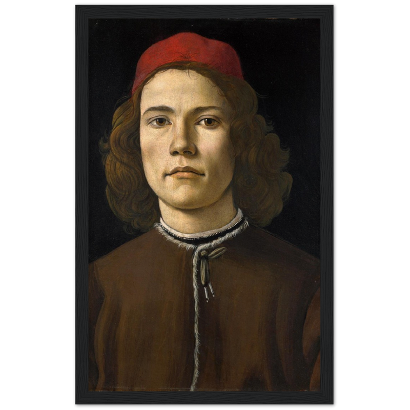 Portrait of a Young Man Print by Sandro Botticelli