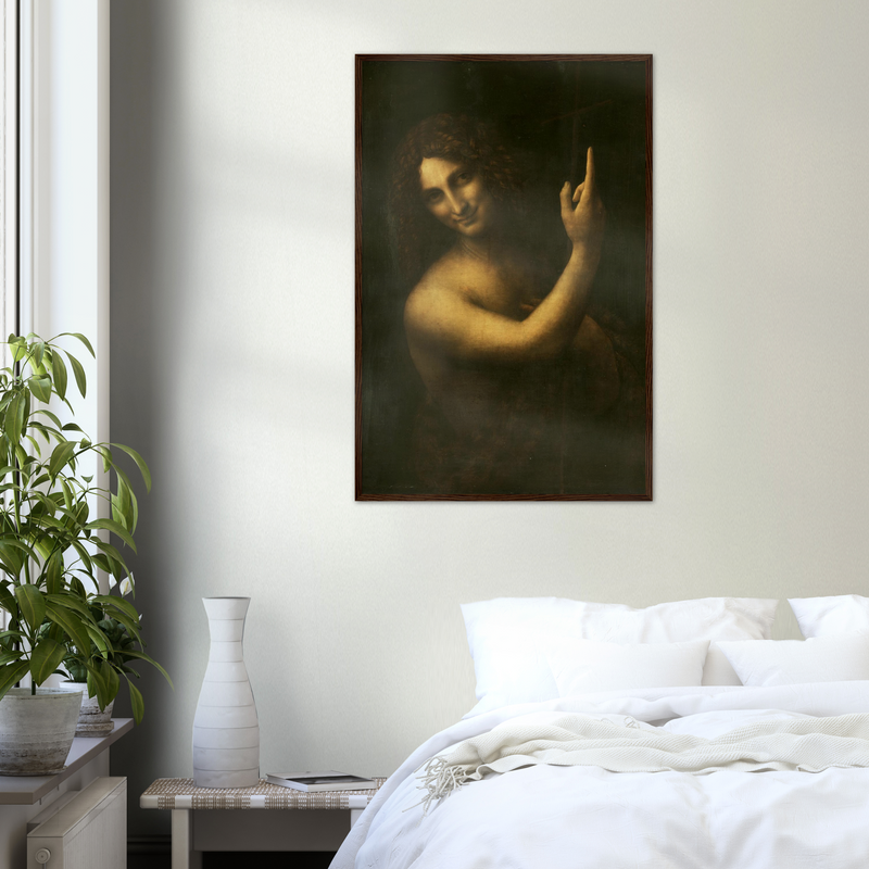 Saint John the Baptist Art Print by Da Vinci