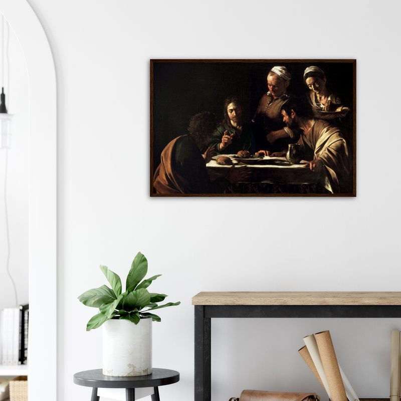 Supper at Emmaus Print by Caravaggio