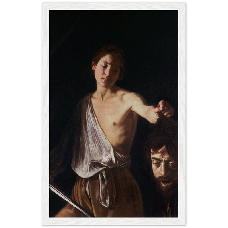 David and Goliath Art Print by Caravaggio