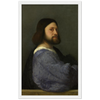 Portrait of a Man with a Quilted Sleeve Print by Titian