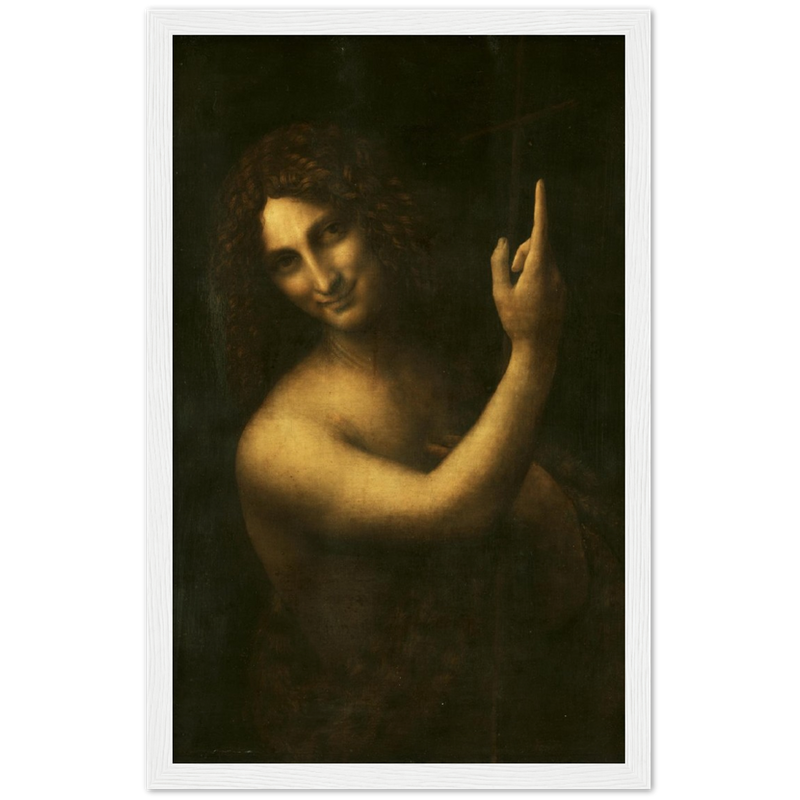 Saint John the Baptist Art Print by Da Vinci