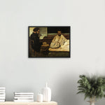 Paul Alexis Liest Zola Vor Print by Cezanne