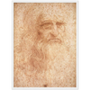 Da Vinci Self Portrait Art Print