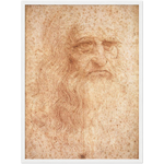 Da Vinci Self Portrait Art Print