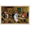 Peasant Wedding Art Print by Bruegel the Elder